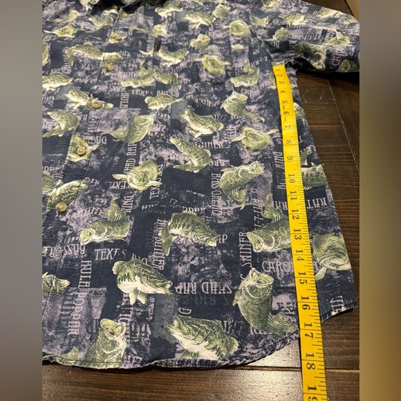 Columbia All Over Print AOP Base Fish Shirt Hawaiian Beach - Picture 6 of 8